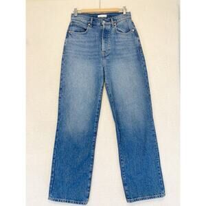 Betro Simone Wide Leg Jeans Medium Wash Size 30 Long Casual Trendy High Waist